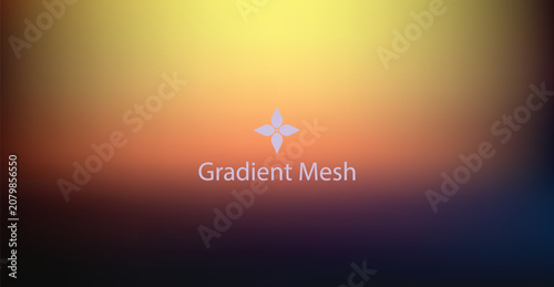 Golden yellow and brown gradient mesh background, with subtle floral