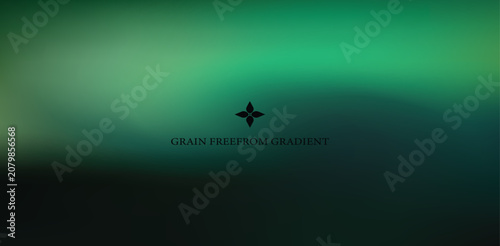 Rich green and dark green gradient background, with soft light, and a central emblem