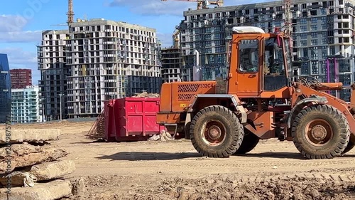 excavator video. excavator background.excavator footage