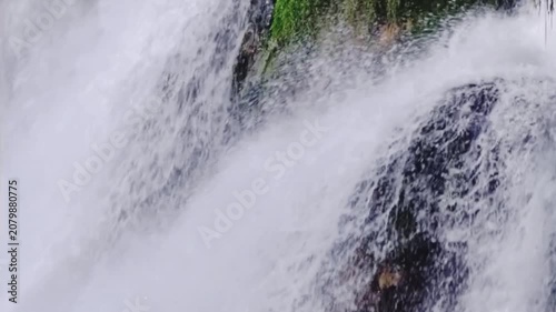 water flowing from mountain 