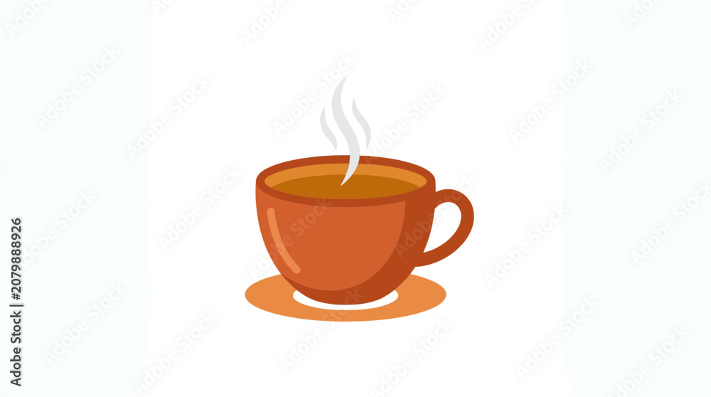 Fototapeta premium Steaming Cup of Coffee