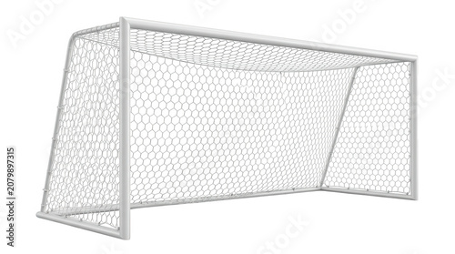 Simple soccer goal net icon illustration for sports design and game graphics isolated on a clean white background isolated on transparent background