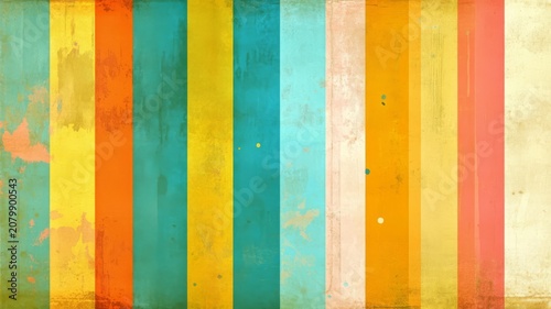 Abstract vintage texture wallpaper with vertical colorful stripes design pattern for creative backgrounds.