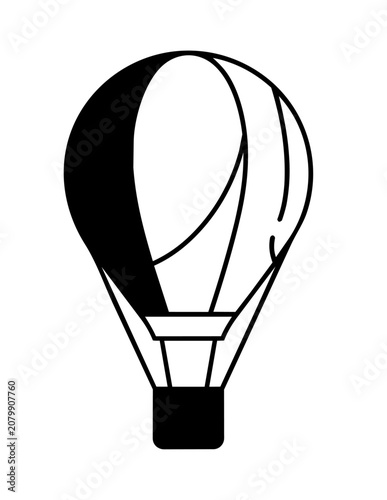 Hot air balloon flight vehicle.