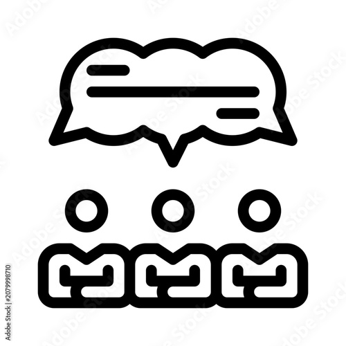 chat line icon