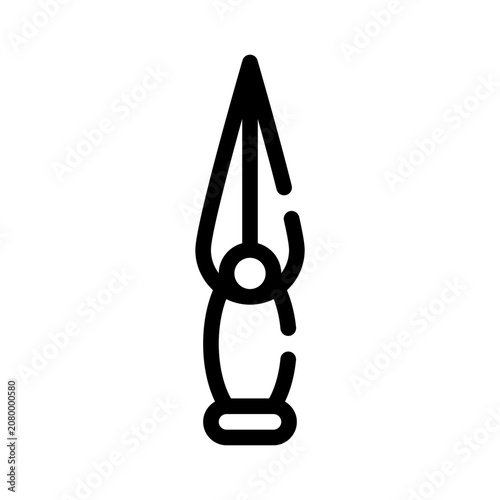 Cuadro en lienzo dagger line icon