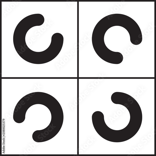 four concentric circles