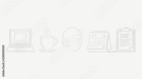 Vector illustration of a stylized mountain landscape with a minimalist sun and geometric forest trees in a flat design style for graphic backgrounds