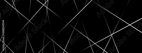 Tableau sur toile Straight chaotic random lines background