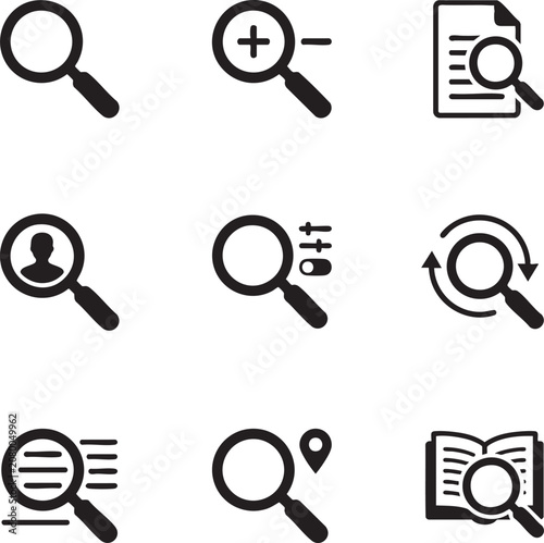 e commerce product catalog filter search icon button