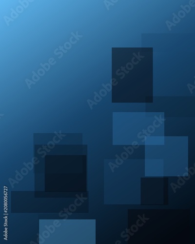 Abstract Blue Geometric Pattern Background