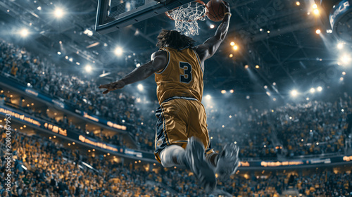 Basketball Player Dunking: ...