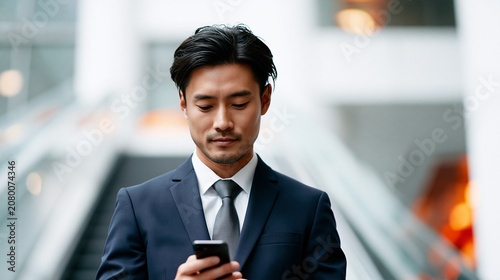 Business Man on Phone: A fo...