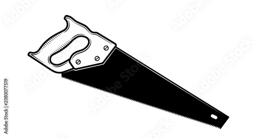 Hand saw tool for cutting wood and material