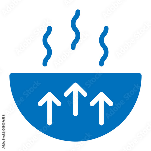 modern geothermal icon vector