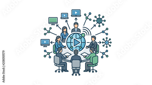 International Team Collaboration for Digital Media and Connectivity