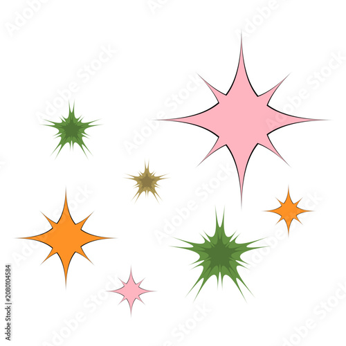 Retro Sparkle Decoration