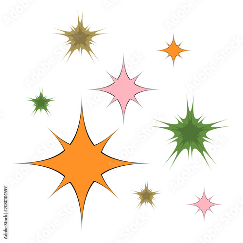 Retro Sparkle Decoration