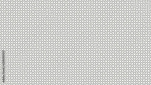 abstract optical illusion truchet tiles 2d