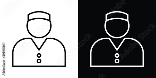 Tableau sur toile Porter icon