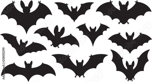 Photos bat icons bundle