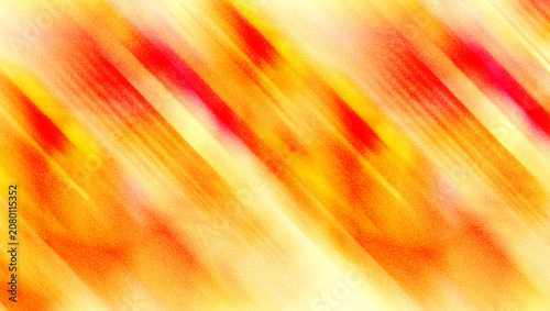 Tableau sur toile Abstract Red and Yellow Diagonal Light Streaks Background, abstract, background,