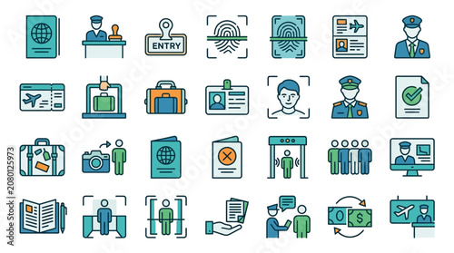 Business icons illustrate various office tasks and worker interactions on 2026-06-27