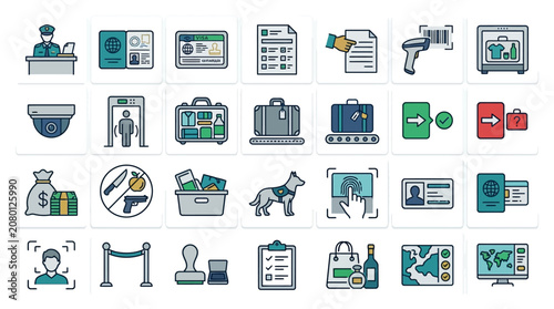 Various office and industry icons are displayed in a grid on 2026-06-27.