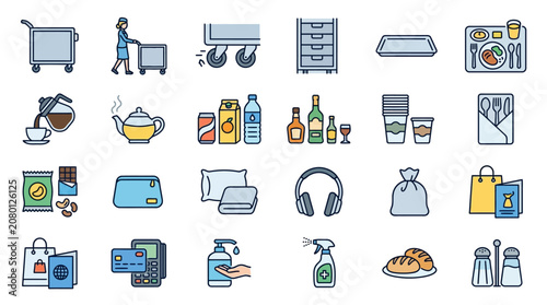 Various household items and food products on display for shopping on 2026-06-27