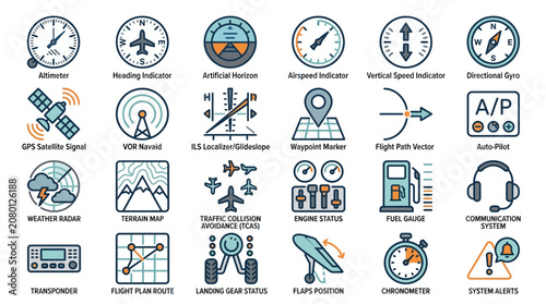 Space mission control room displays various navigation and communication icons on 2026-06-27.