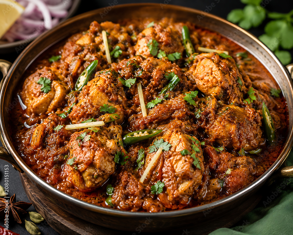 Fototapeta premium Chicken Bhuna Masala Yum