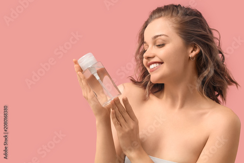 Beautiful young woman with ...