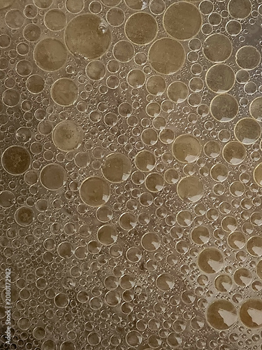 Bubbles. Background of small bubbles. Bubbles on the surface