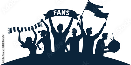 Canvastavla Football, and cricket fans celebrating victory, enthusiastic sports crowd, cheering supporters, championship atmosphere, team spirit, stadium celebration, winning moment