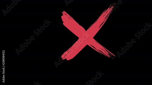 Red X Mark Symbol