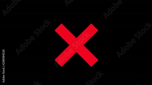 Red X Mark Symbol