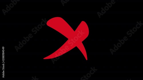 Red X Mark Symbol