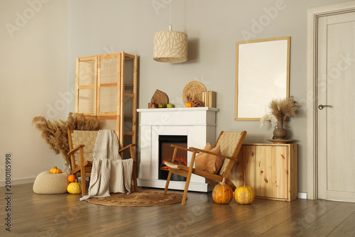 Interior of living room wit...