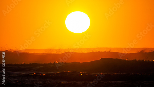 Foto Coucher de soleil sur l'océan