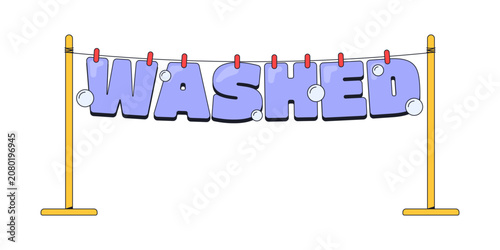 Canvastavla Washed internet reaction illustration