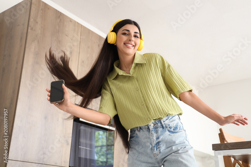 Beautiful young woman with ...