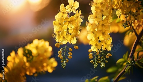 Cassia Flower In Summer Golden Flower