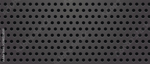 Dark Industrial Metal Pegboard Organizer Panel Texture for Workshop Tool Hanging