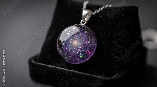 Exquisite Galaxy Pendant Necklace Sparkles with Cosmic Wonders