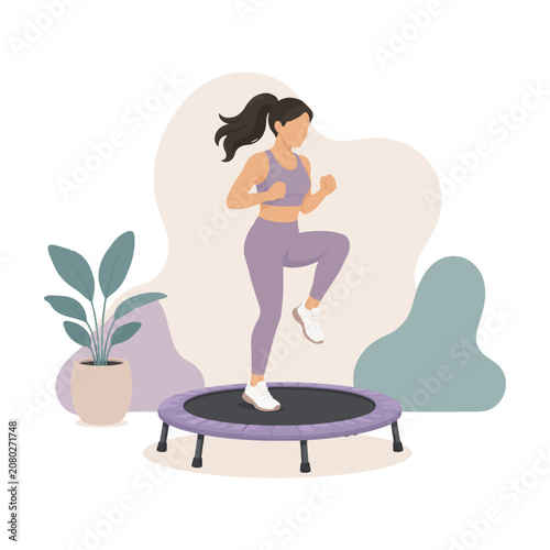 Mini Trampoline Cardio Workout
