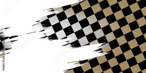 Fotografie Abstract background, texture of a checkered flag