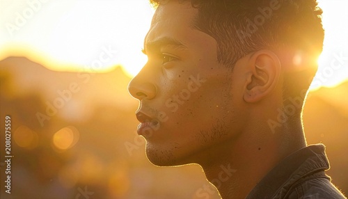 Anonymous Person with Blurred Face