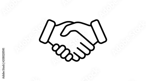 Two hands joining together to form a firm gesture representing a professional agreement or successful partnership signifies trust and reliability within corporate environments for every business