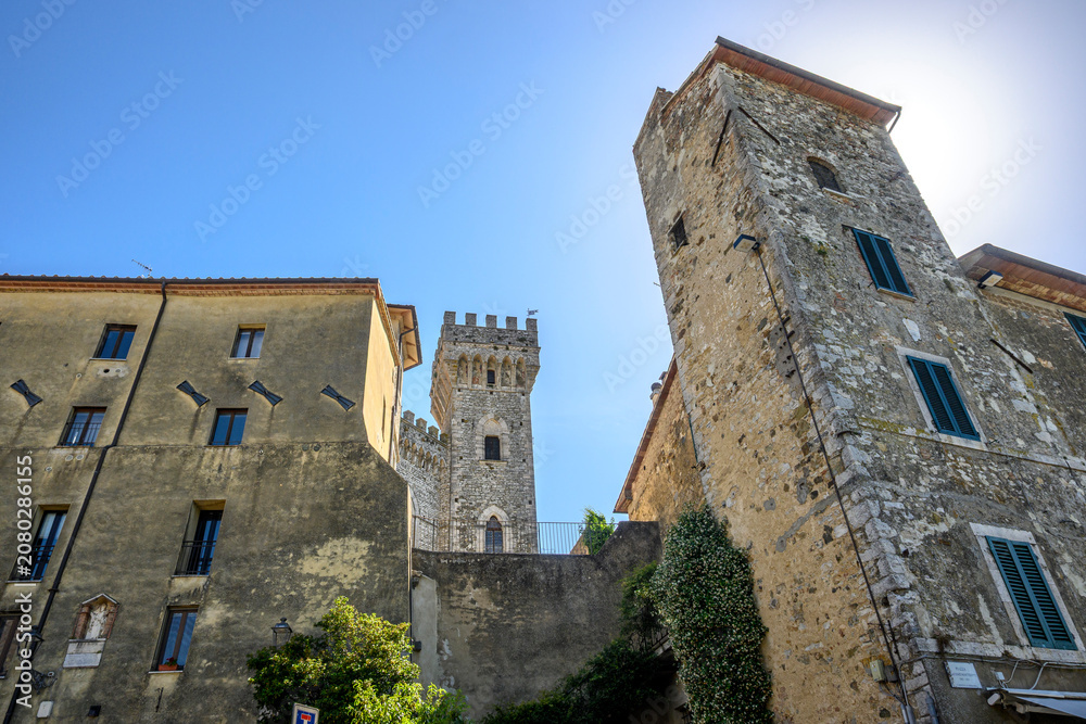 Obraz premium San Casciano dei Bagni, Toscana, centro storico