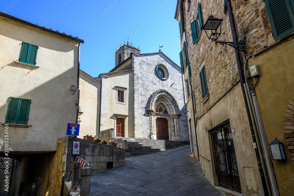 Fototapeta premium San Casciano dei Bagni, Toscana, centro storico